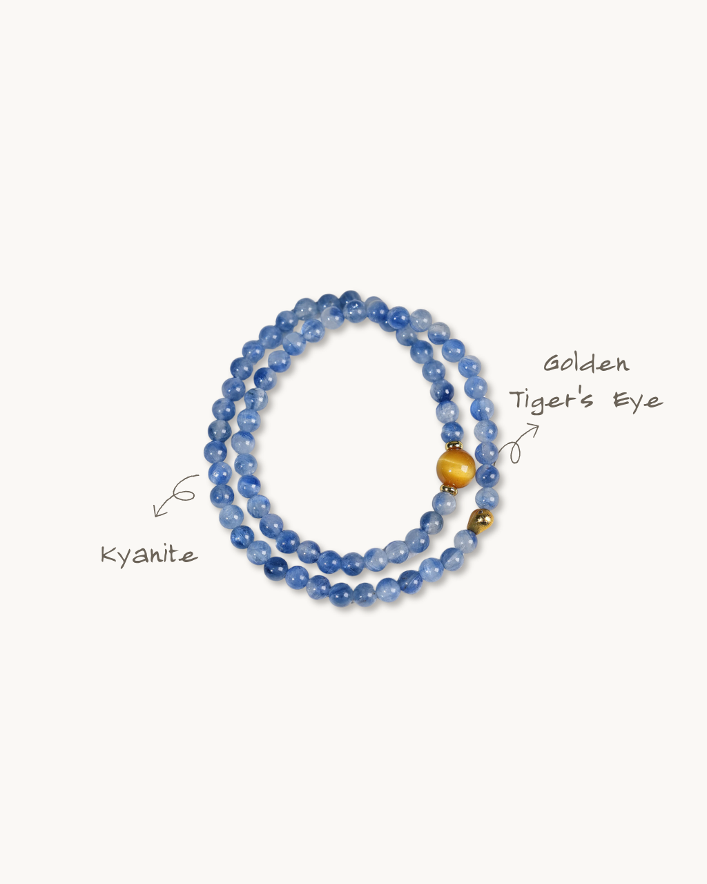 Starry Night, Multi-Wrap Blue Kyanite｜Boost Your Confidence