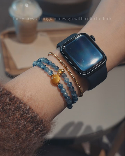 Starry Night, Multi-Wrap Blue Kyanite｜Boost Your Confidence