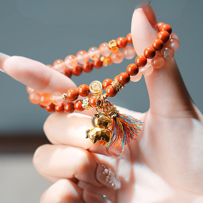 Double-wrap Bracelet｜Red Horse Gold Fortune 2026 Ben Ming Nian