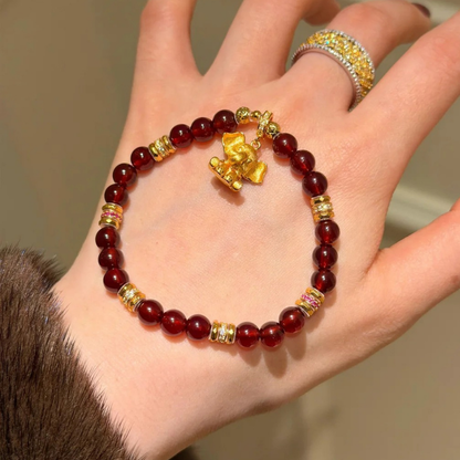 Gold-Plated 925 Silver｜Lucky Elephant Charm – Blessing & Versatility