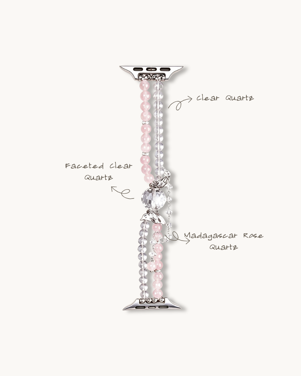 Watch Band – Mountain Cherry Crystal, Love & Destiny