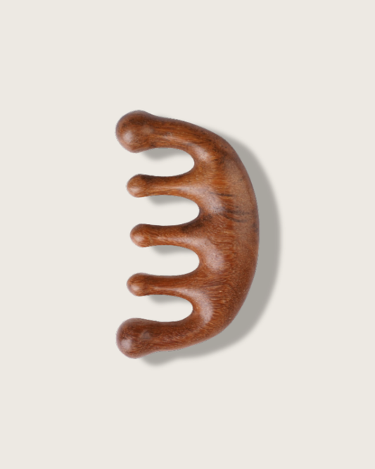 Massage Comb - Wood, For Head Relaxation & Daily Meridian Care