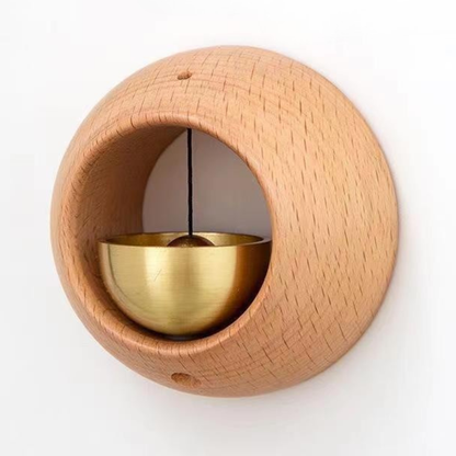 Arc-Shaped Wood Door Chime | Feng Shui Energy Cleanser for Harmony