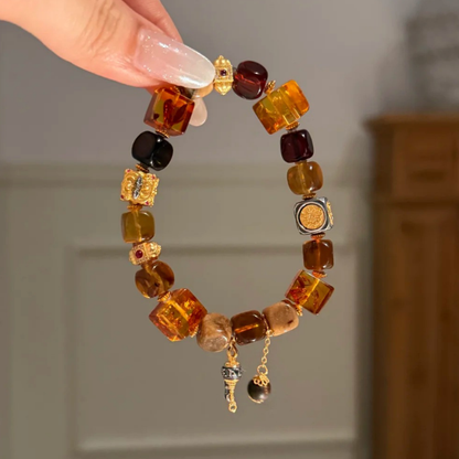 Gold-Plated 925 Silver｜Prayer Wheel Bracelet
