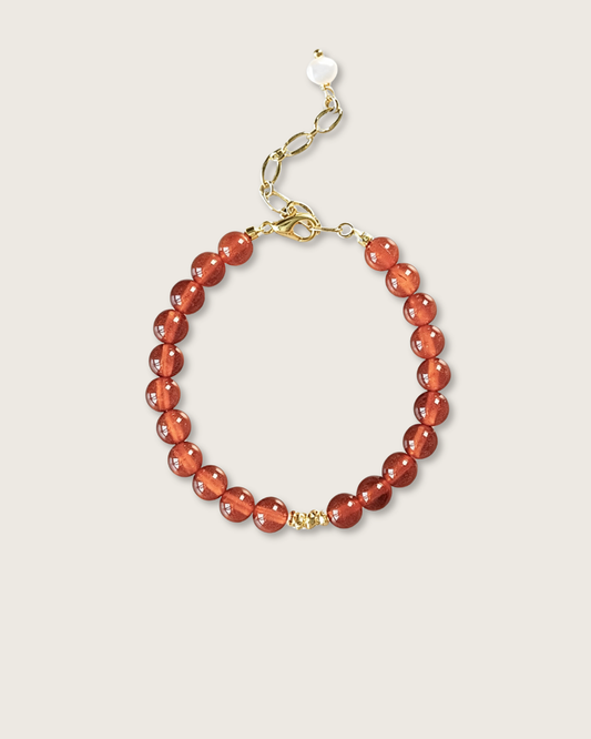 Everluck Red Agate Bracelet, Lucky Shift