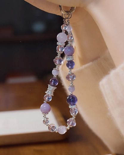 Phone Charm, Nine Purple Fire, Amethyst, Support Your Studies