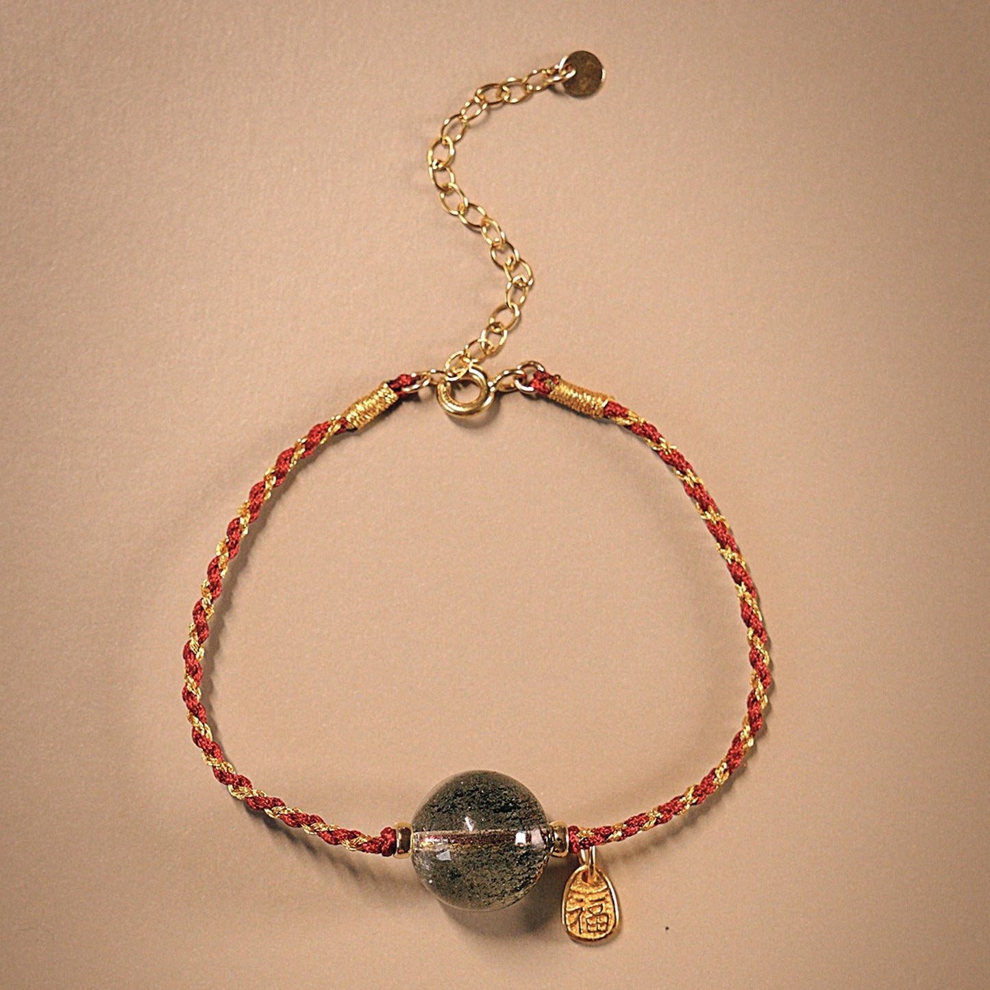 2026 Year of the Horse Red String Bracelet for「Ox」| Blessed “Fu” Charm