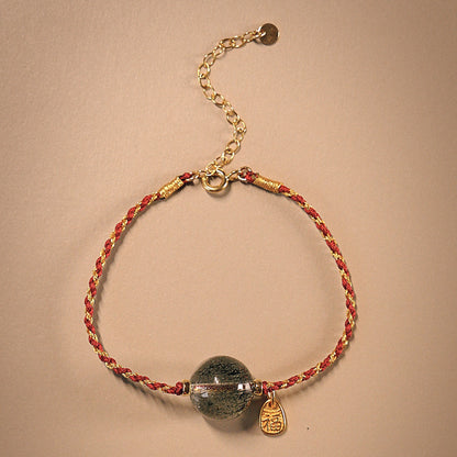 2026 Year of the Horse Red String Bracelet for「Ox」| Blessed “Fu” Charm