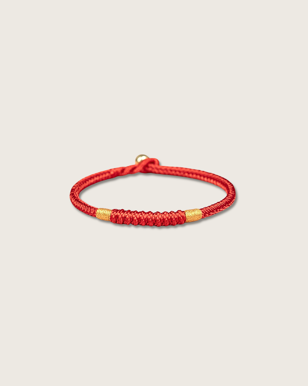 Vajra Knot Red String Bracelet for Strength