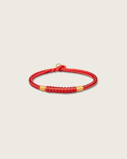 Vajra Knot Red String Bracelet for Strength