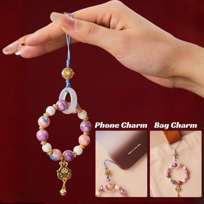 Five-Colored Glass & Incense Ash Charm | Ten Perfections Blessing & Protection