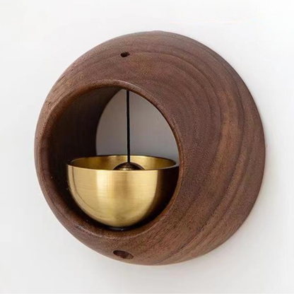 Arc-Shaped Wood Door Chime | Feng Shui Energy Cleanser for Harmony