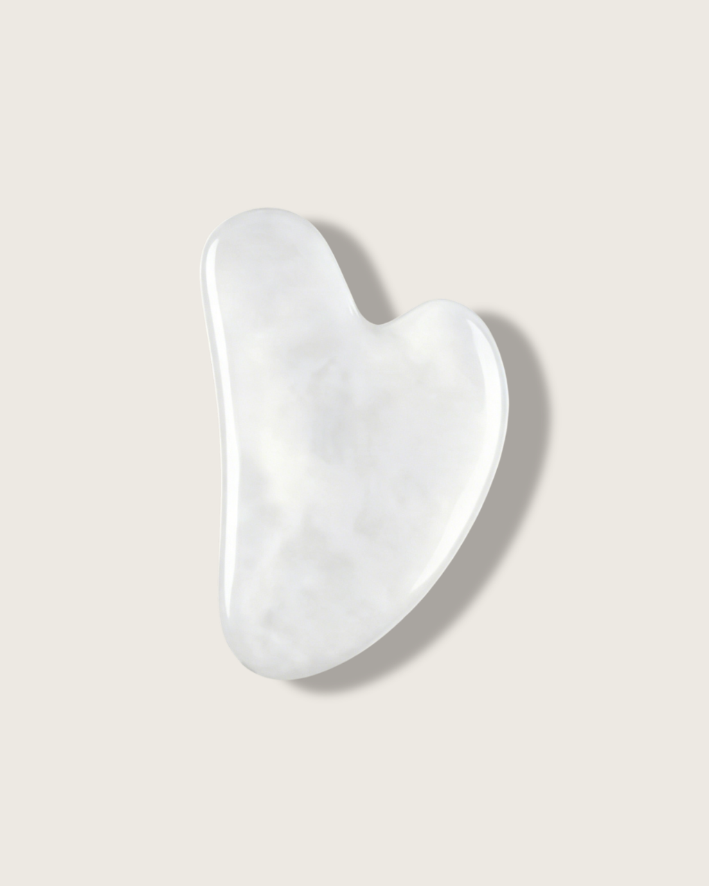 Jade Gua Sha Board - White Jade, For Nourish