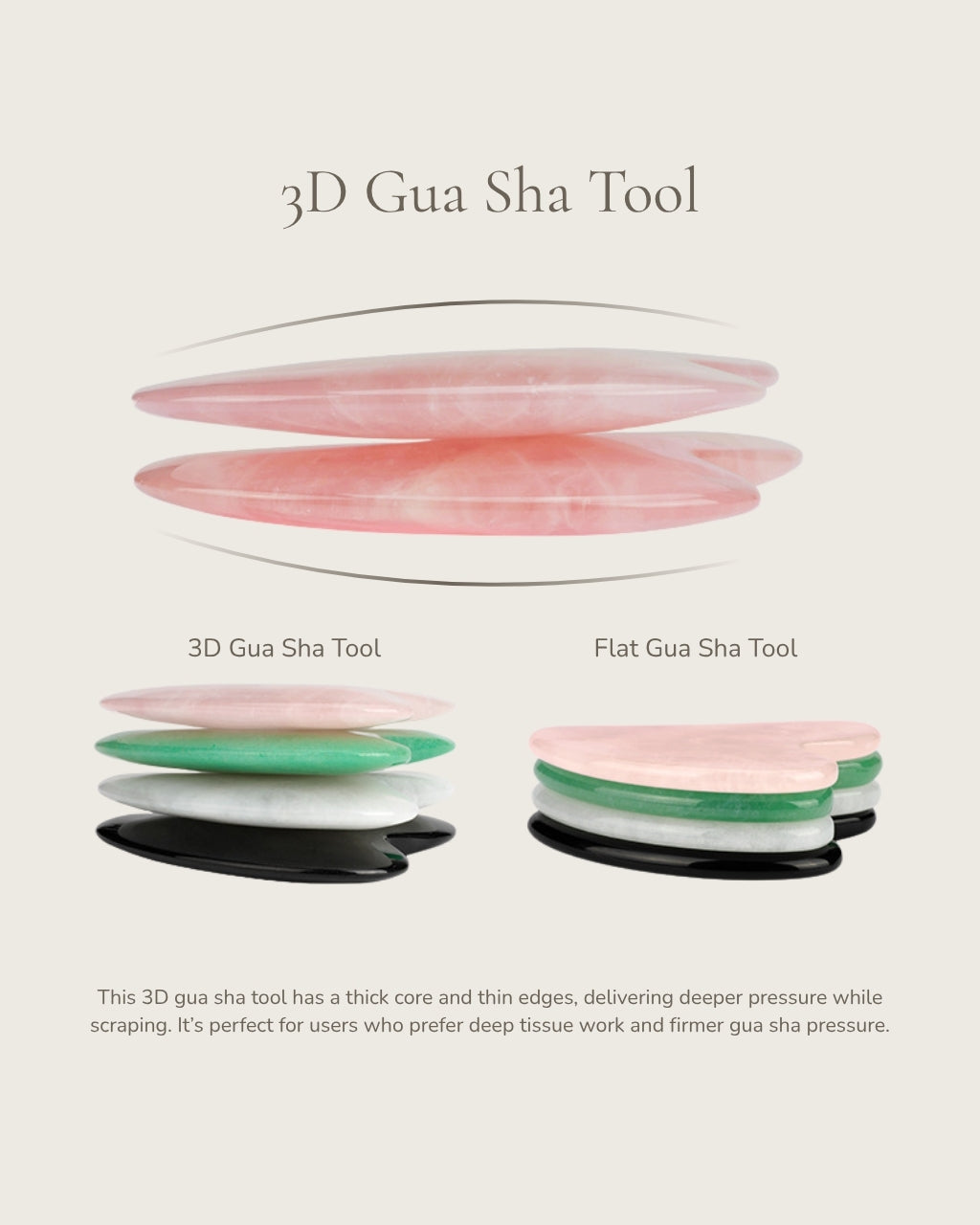 3D Amethyst Gua Sha Tool