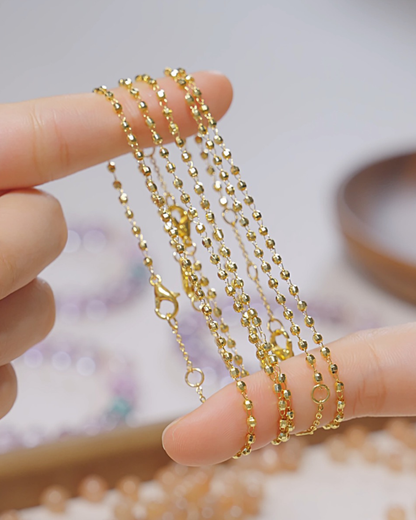 Layering Series, Glow, Gold-Plated Bracelet, Brighten Your Stack
