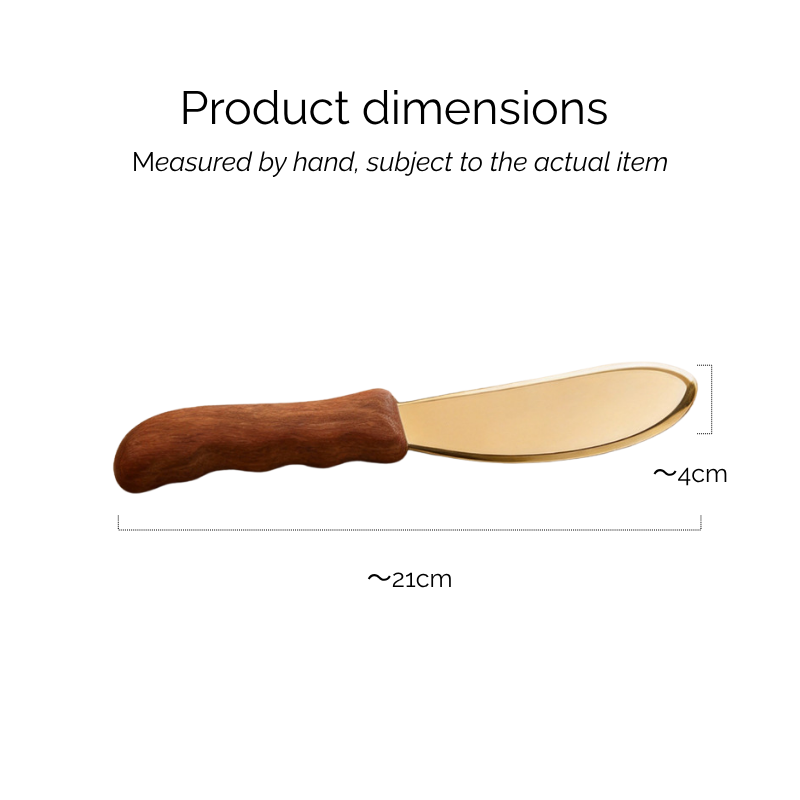 Gua Sha Tool | Pure Brass Tiger Tally Shape - Rosewood Handle for Full Body Massage