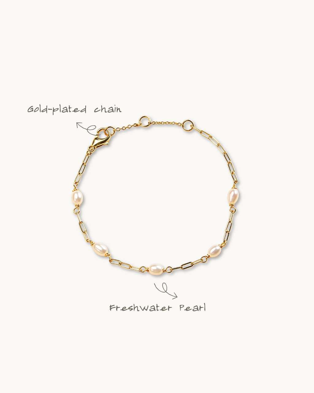 Layering Series, Moment, Pearl Bracelet, Soften Your Day