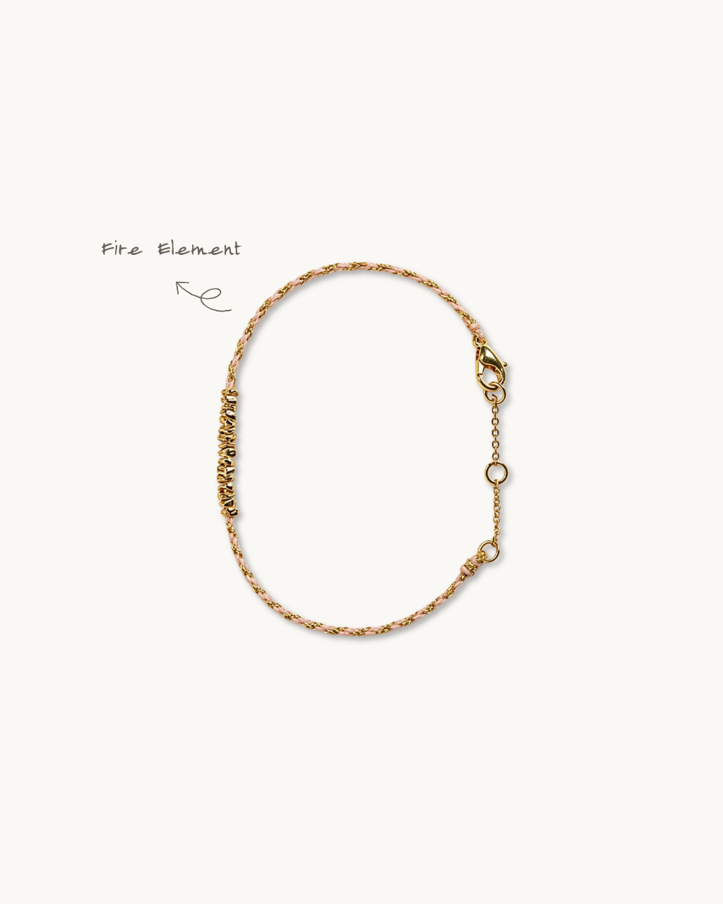 Handwoven Cord Series, Pink Haze Bracelet, Attract Connections