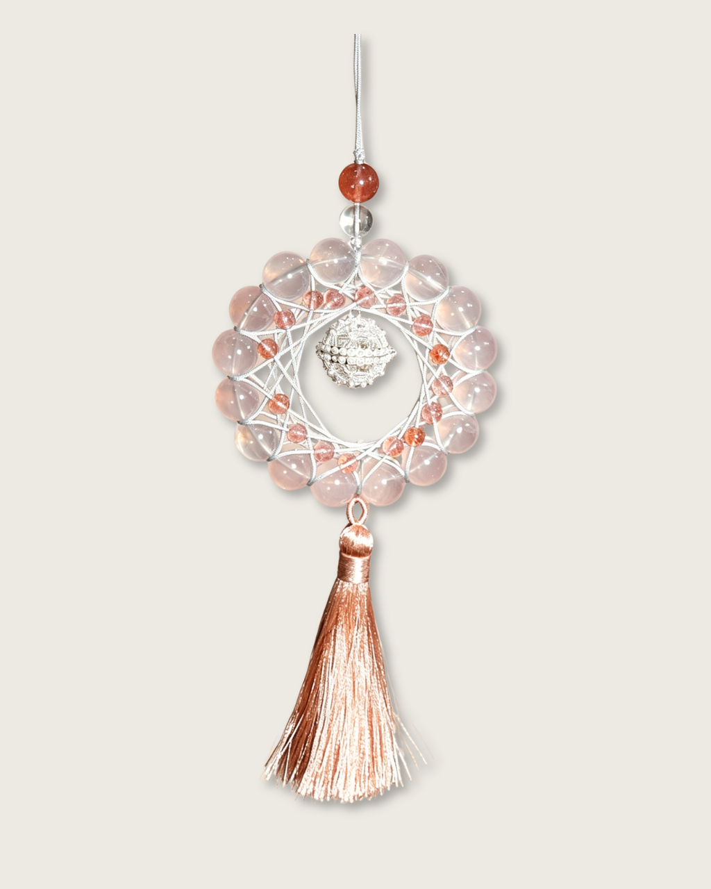 Hanging Charm, Pink Princess, Rose Quartz, Open Your Space