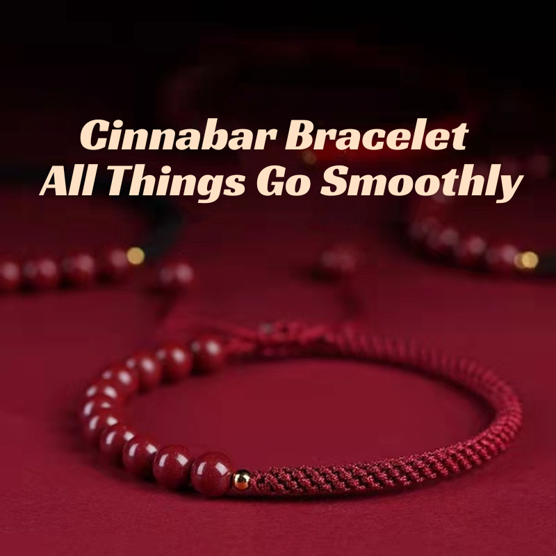 Red String Bracelet｜9-Layer Vajra Knot Cinnabar for Protection & Negative Energy Cleansing