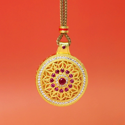 Gold-Plated 925 Silver｜Rose Compass Pendant - Navigate Love & Your True Path, A Symbolic Guide