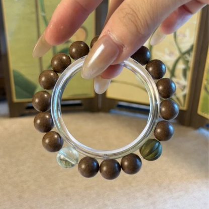 Herbal Incense Bracelet｜"Heart-Centered Clarity", Green Fluorite, Various Herbal Recipes Available