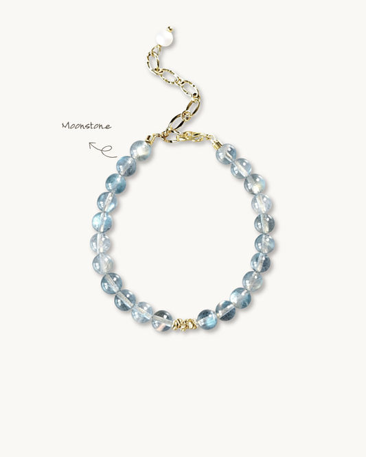 Everluck Moonstone Bracelet, Wish Fulfilled