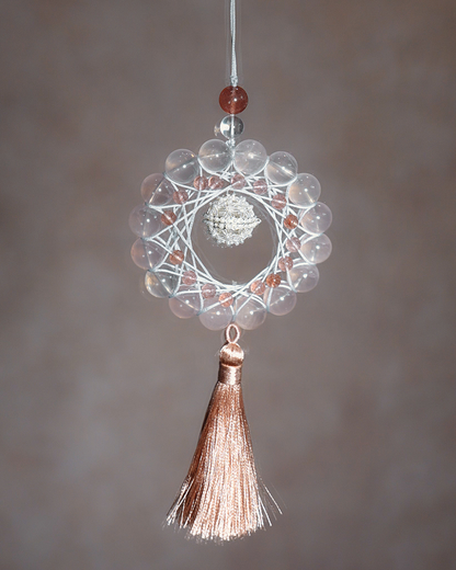 Hanging Charm, Pink Princess, Rose Quartz, Open Your Space
