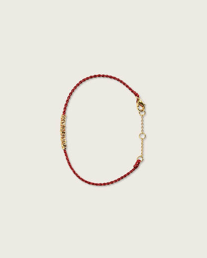Handwoven Cord Series, Lucky Red Bracelet, Turn Fortune Around