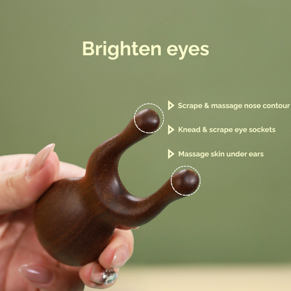 Gua Sha Tool | Little Frog - Acupressure Comb for Nose, Eyes & Lymphatic Drainage