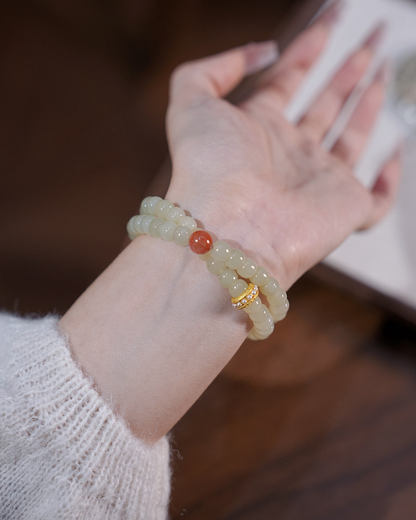 Jade Brook, Multi-Wrap Hetian Jade Bracelet, Soothe Your Spirit