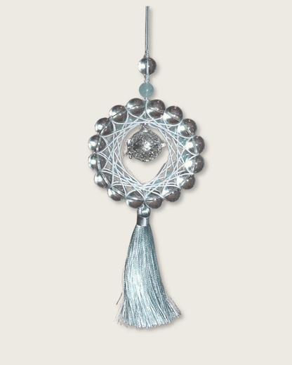 Hanging Charm, Celestial Mist, Clear Quartz, Purify Your Space