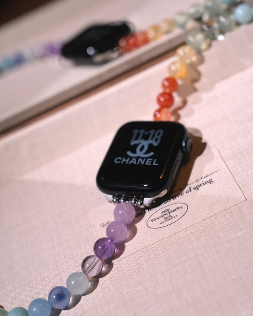 Watch Band – Rainbow Nebula Crystal, Manifestation