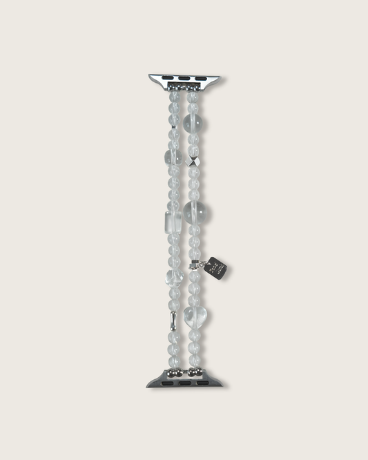 Watch Band – Slow Circle Clear Quartz, Purify
