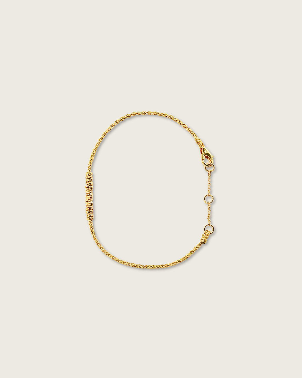 Handwoven Cord Series, Golden Era Bracelet, Daily Prosperity