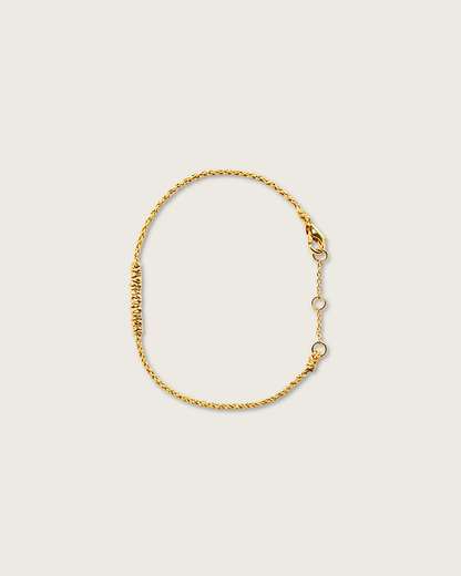 Handwoven Cord Series, Golden Era Bracelet, Daily Prosperity