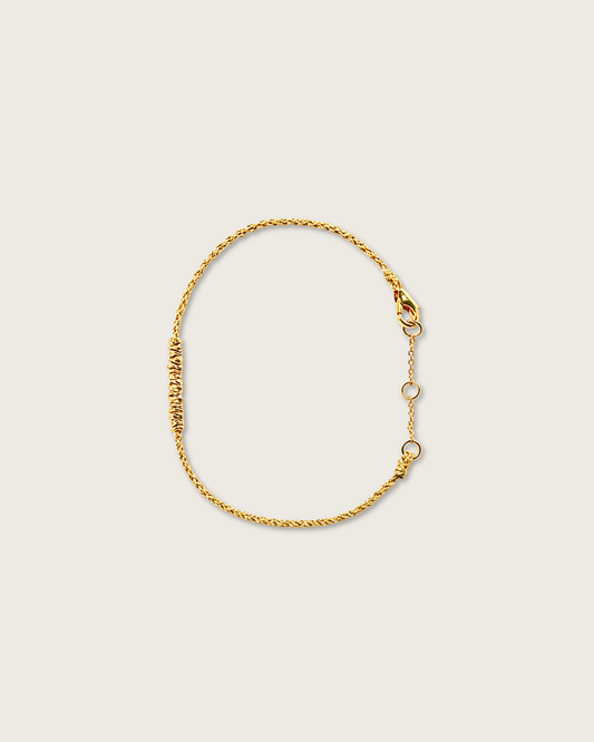 Handwoven Cord Series, Golden Era Bracelet, Daily Prosperity