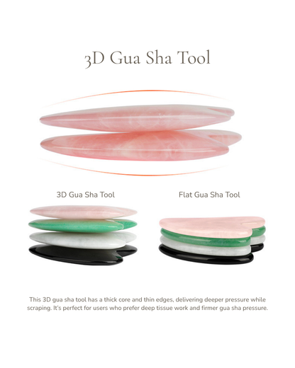 3D Crystal Gua Sha Board - Amethyst