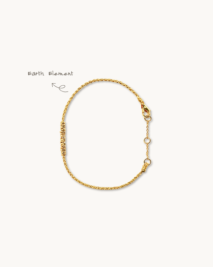 Handwoven Cord Series, Golden Era Bracelet, Daily Prosperity
