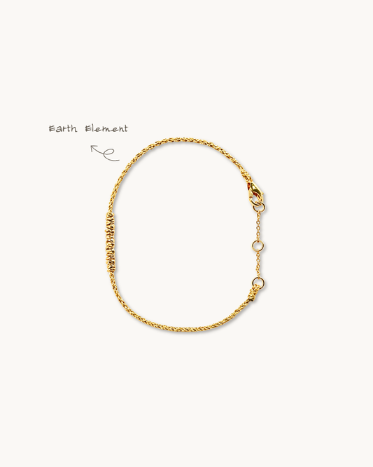 Handwoven Cord Series, Golden Era Bracelet, Daily Prosperity