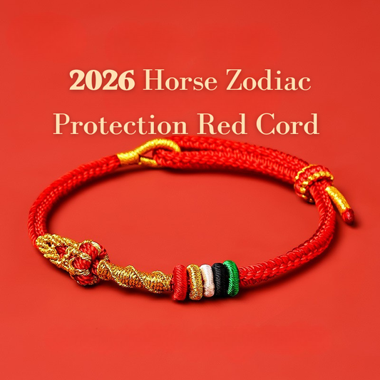 Red String Bracelet｜2026 Energy Shift 5 Auspicious Knots for Protection & Fortune