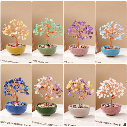 Amethyst Feng Shui Tree | Crystal Tree for Exam Success & Concentration