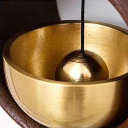 Arc-Shaped Wood Door Chime | Feng Shui Energy Cleanser for Harmony