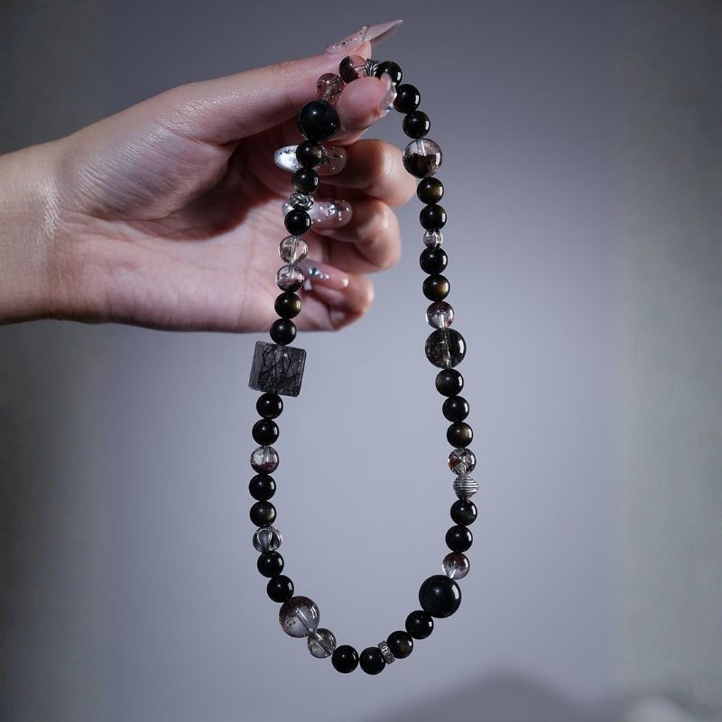 1-on-1 Five Elements Energy Custom Bracelet - Balance Your Energy (Double-wrap Collection)