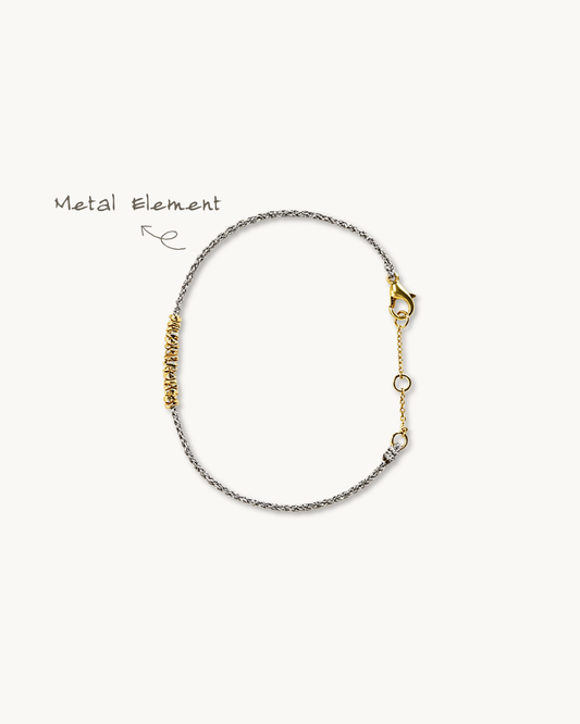 Handwoven Cord Series, Lunar Breeze Bracelet, Soothe Your Mind