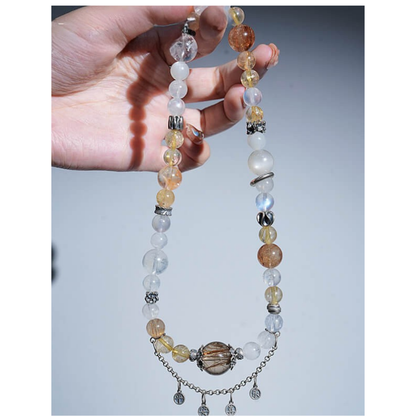 1-on-1 Five Elements Energy Custom Bracelet - Balance Your Energy (Double-wrap Collection)