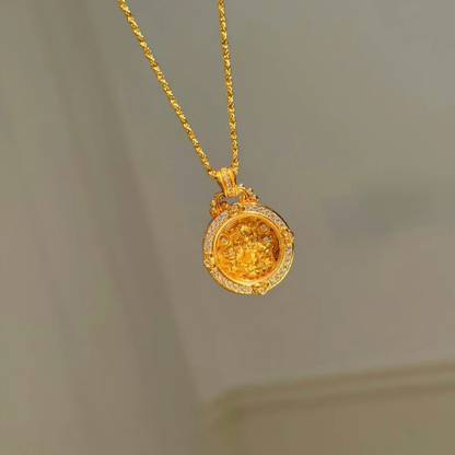 Gold-Plated 925 Silver｜Yellow Jambhala Necklace