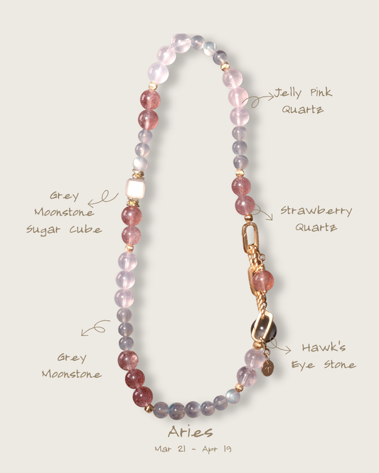 Zodiac Bracelet – Aries Double-Wrap for 2026 Energy