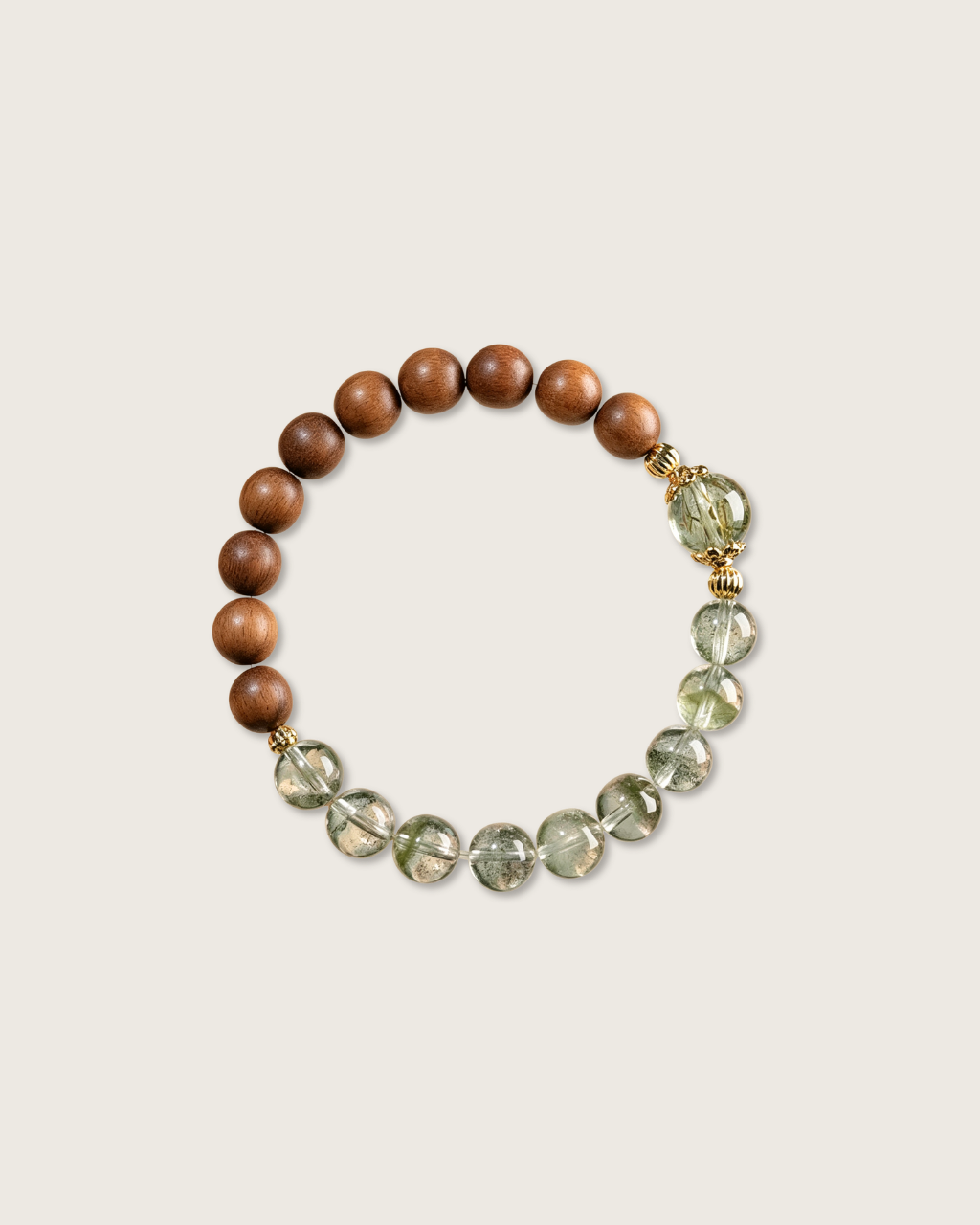Springwood, Green Phantom & Sandalwood Bracelet, Grow Your Career