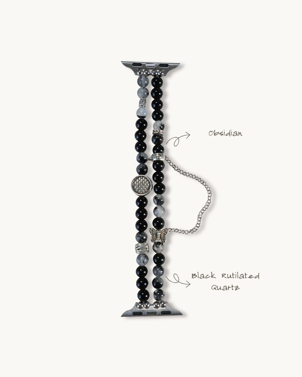 Watch Band – Mercury Retreat Obsidian, Protection